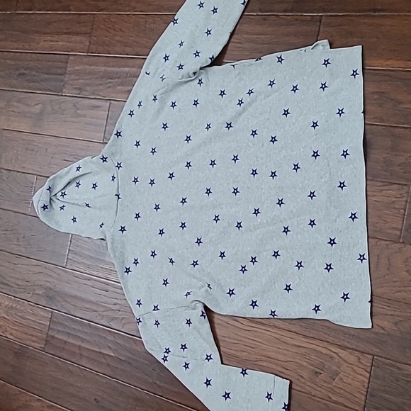 NWT Liv Casual LSU Tigers Grey Hooded Sweatshirt with Navy Blue Stars size XL - Picture 4 of 8